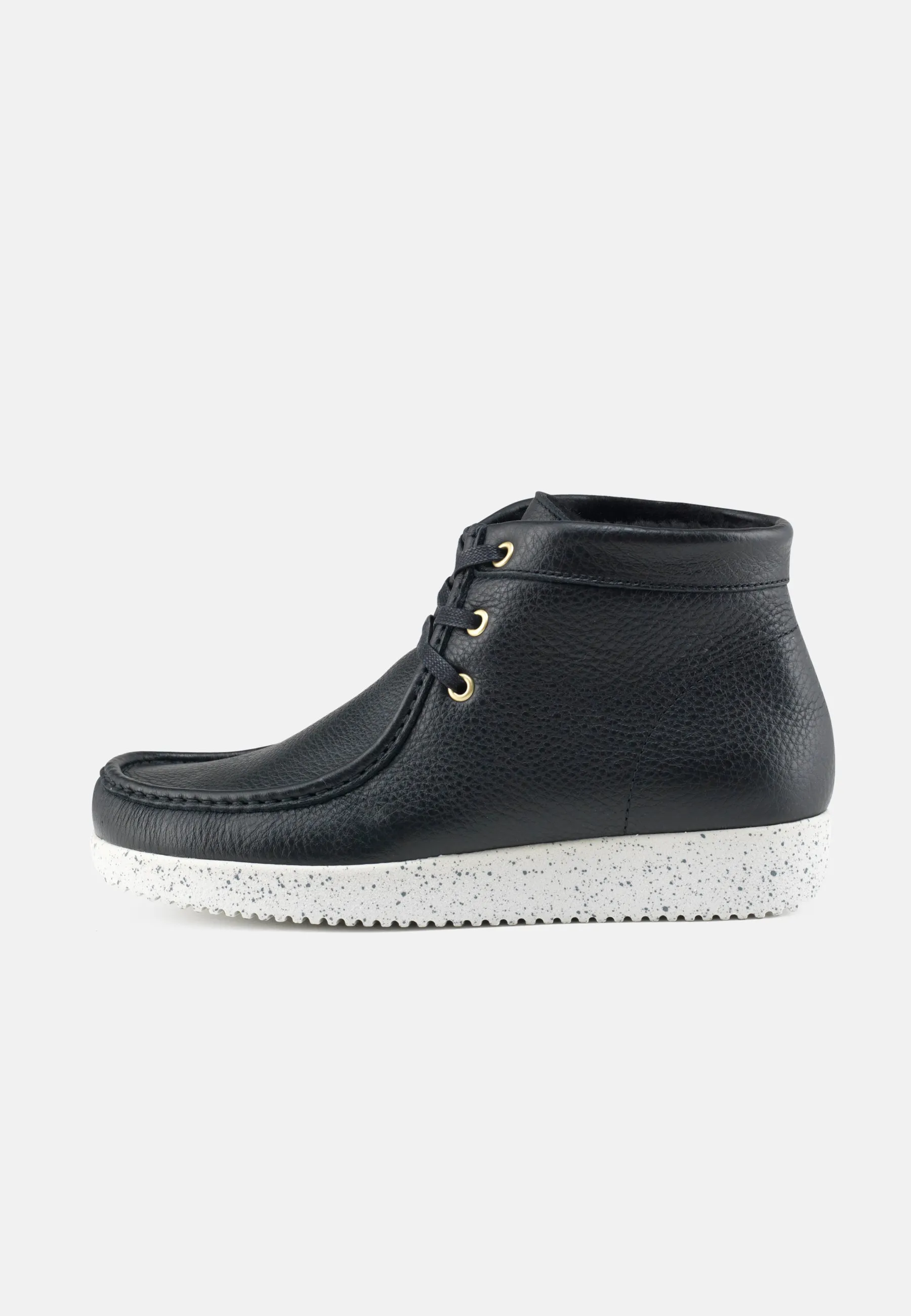 Anton Varmforet Støvle Leather - Black