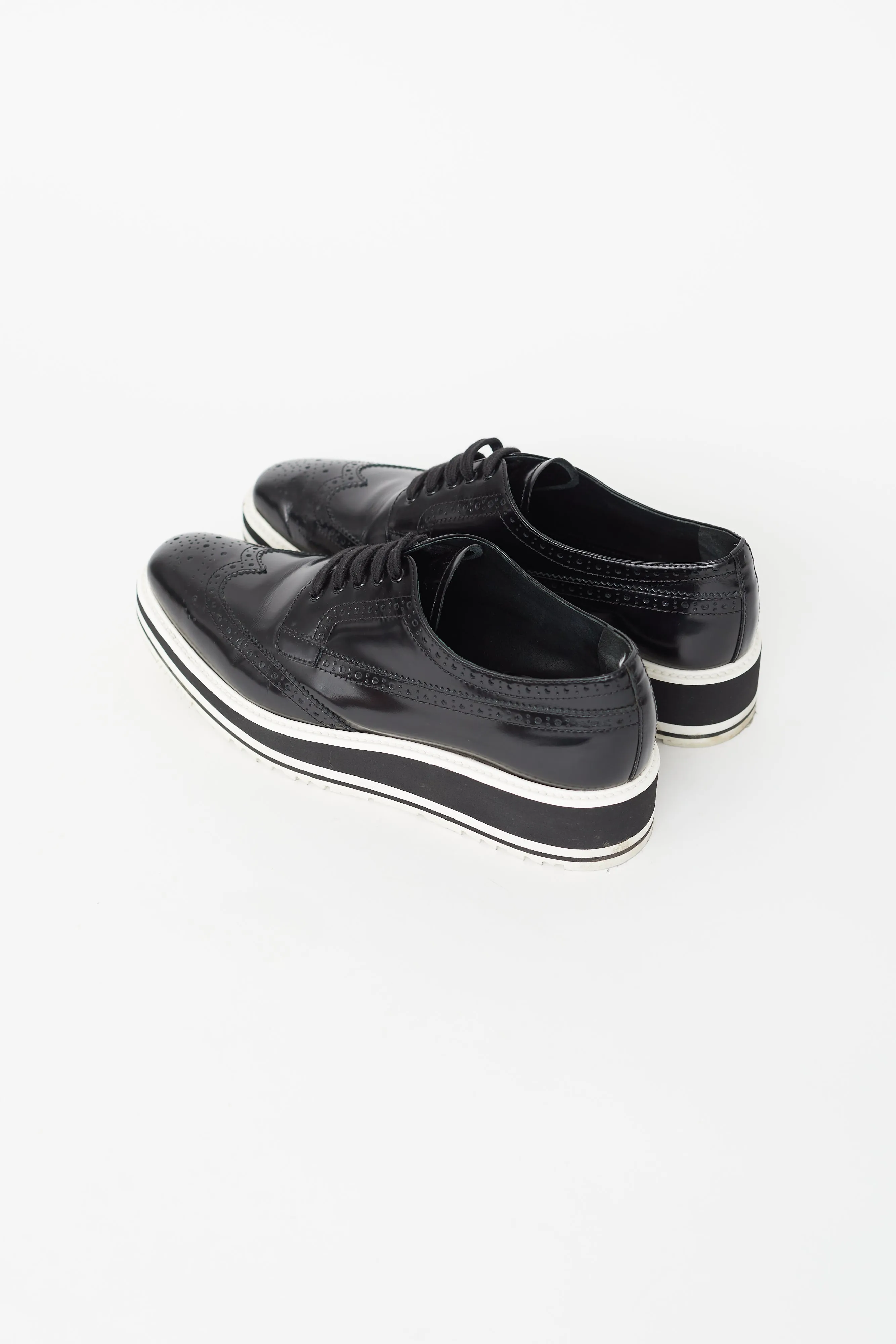 Black Platform Brogue