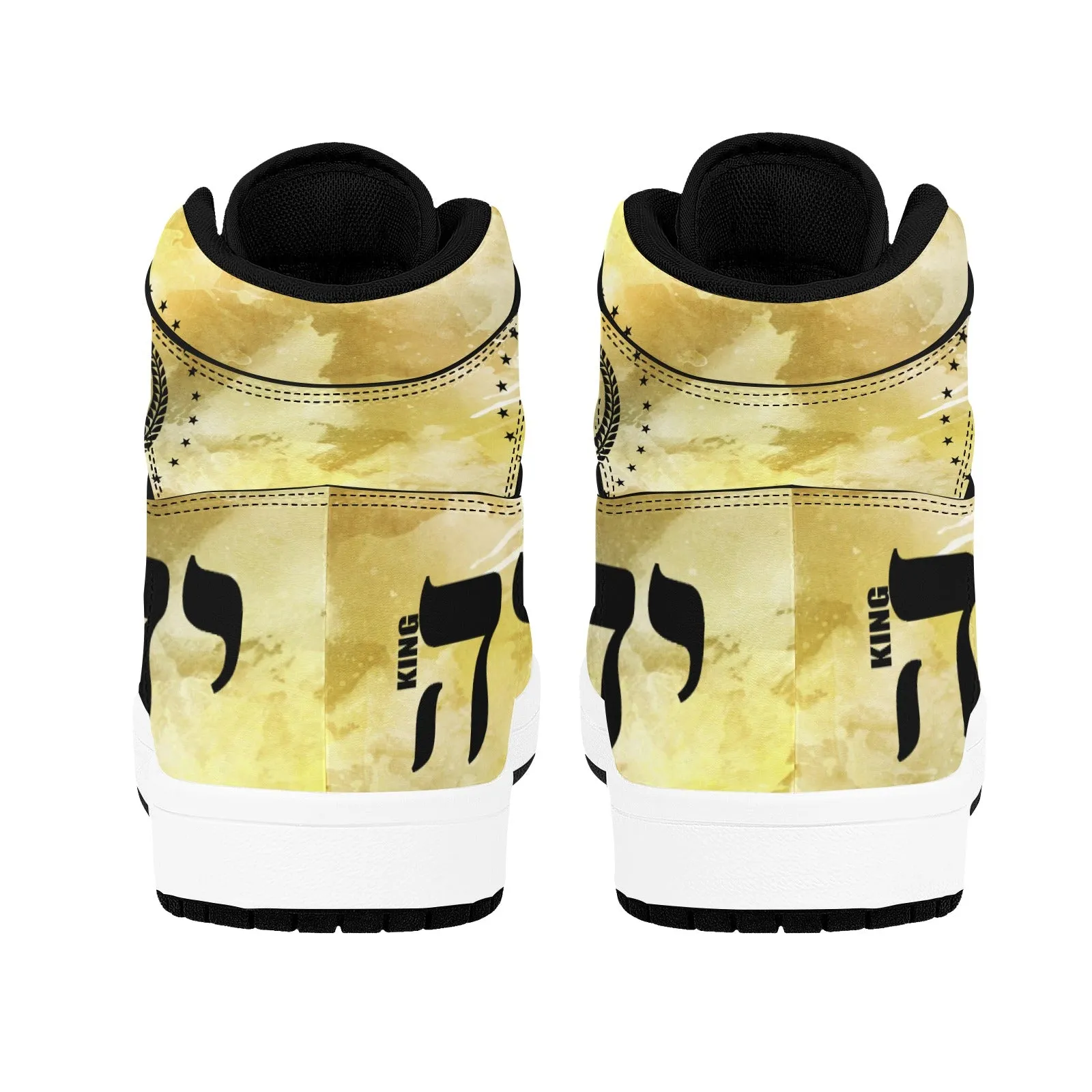 KING YAHWEH (LUSTER) Men's High-Top Sneakers