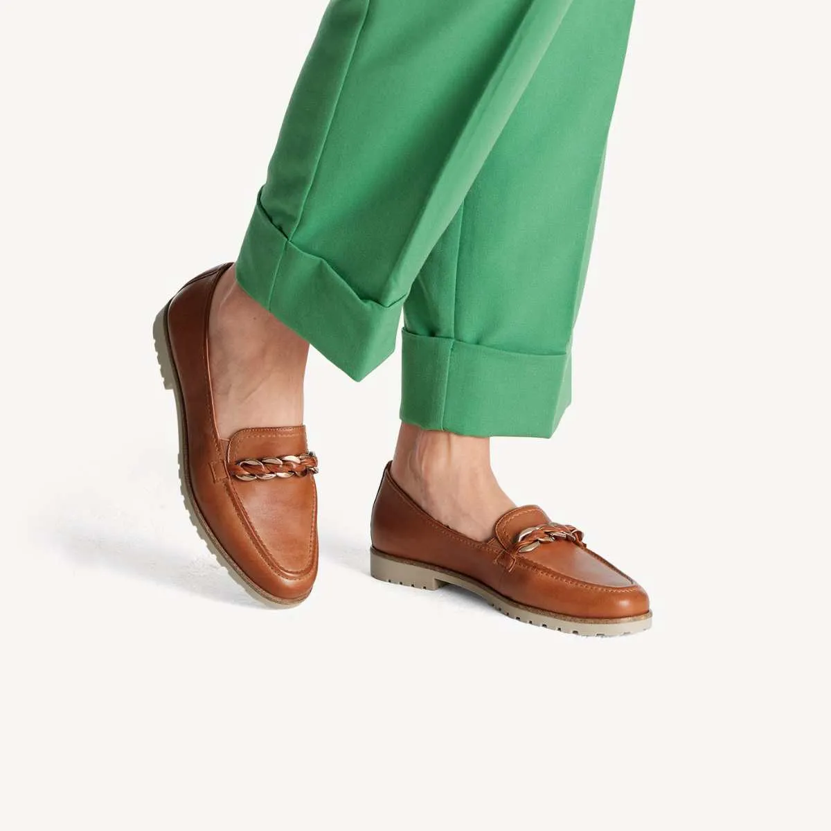 Tamaris Loafer Cognac Leather W