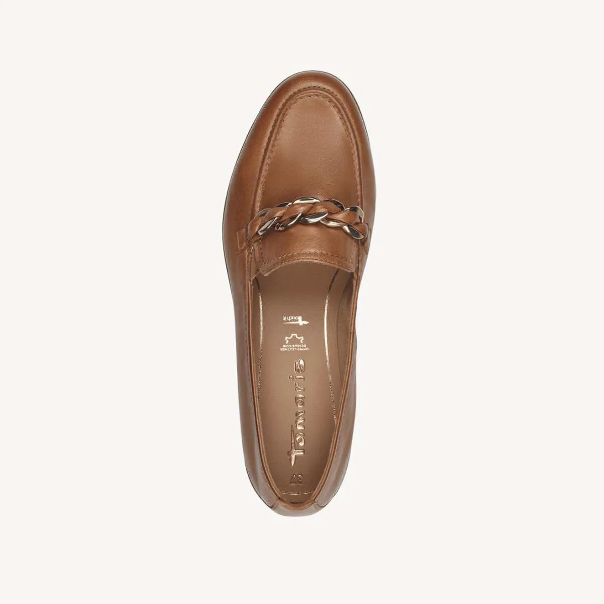 Tamaris Loafer Cognac Leather W